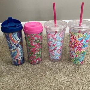 Lilly Pulitzer Travel Cups
